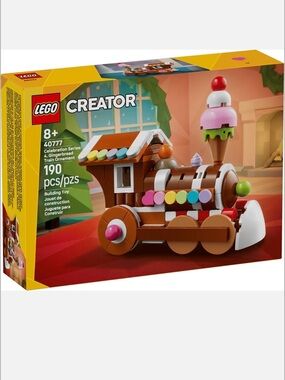 LEGO Creator Gingerbread Train w/ Multicolor Candy & Ice Cream Accents 40777